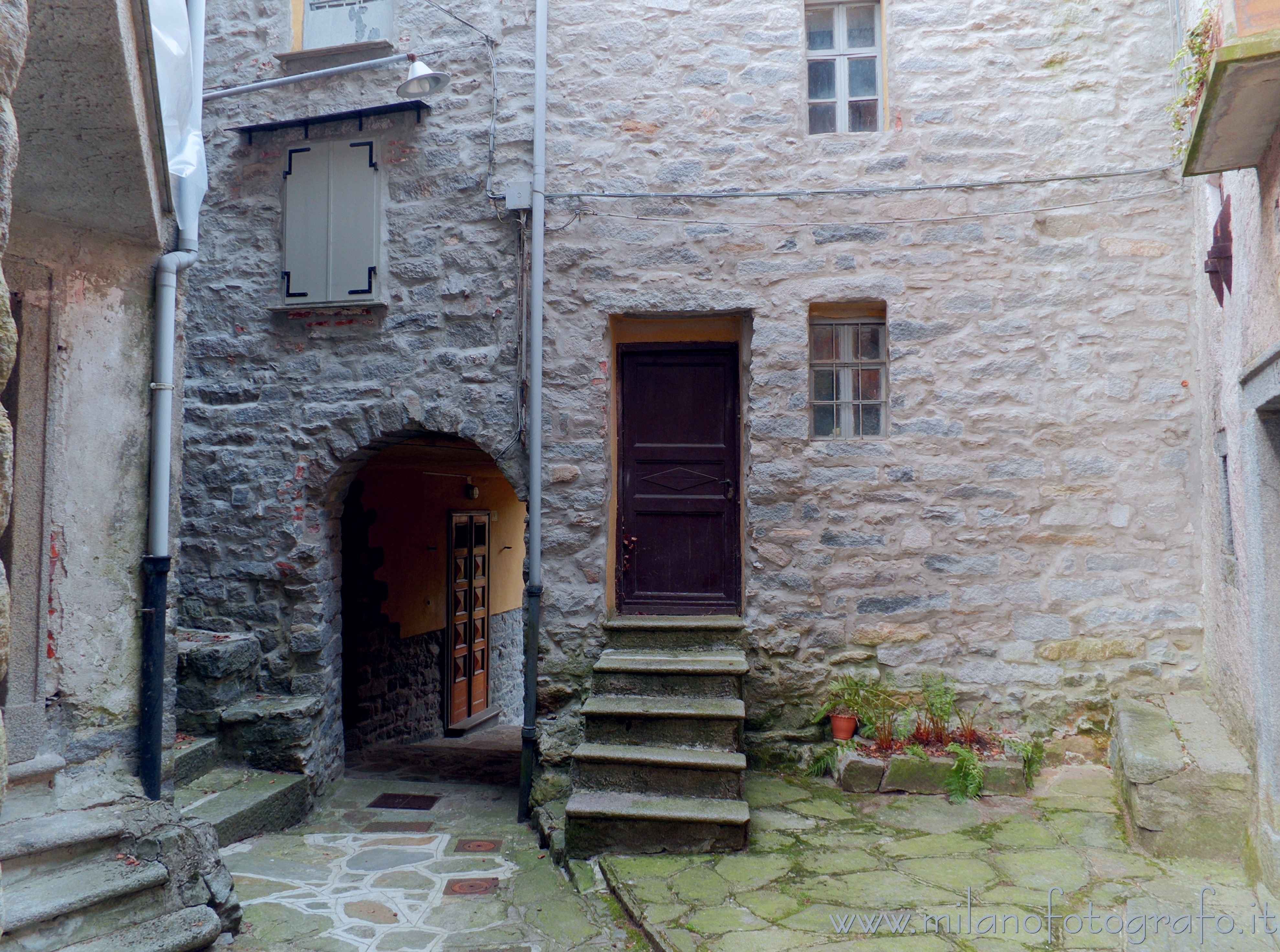 Rosazza (Biella, Italy) - Small square between the houses